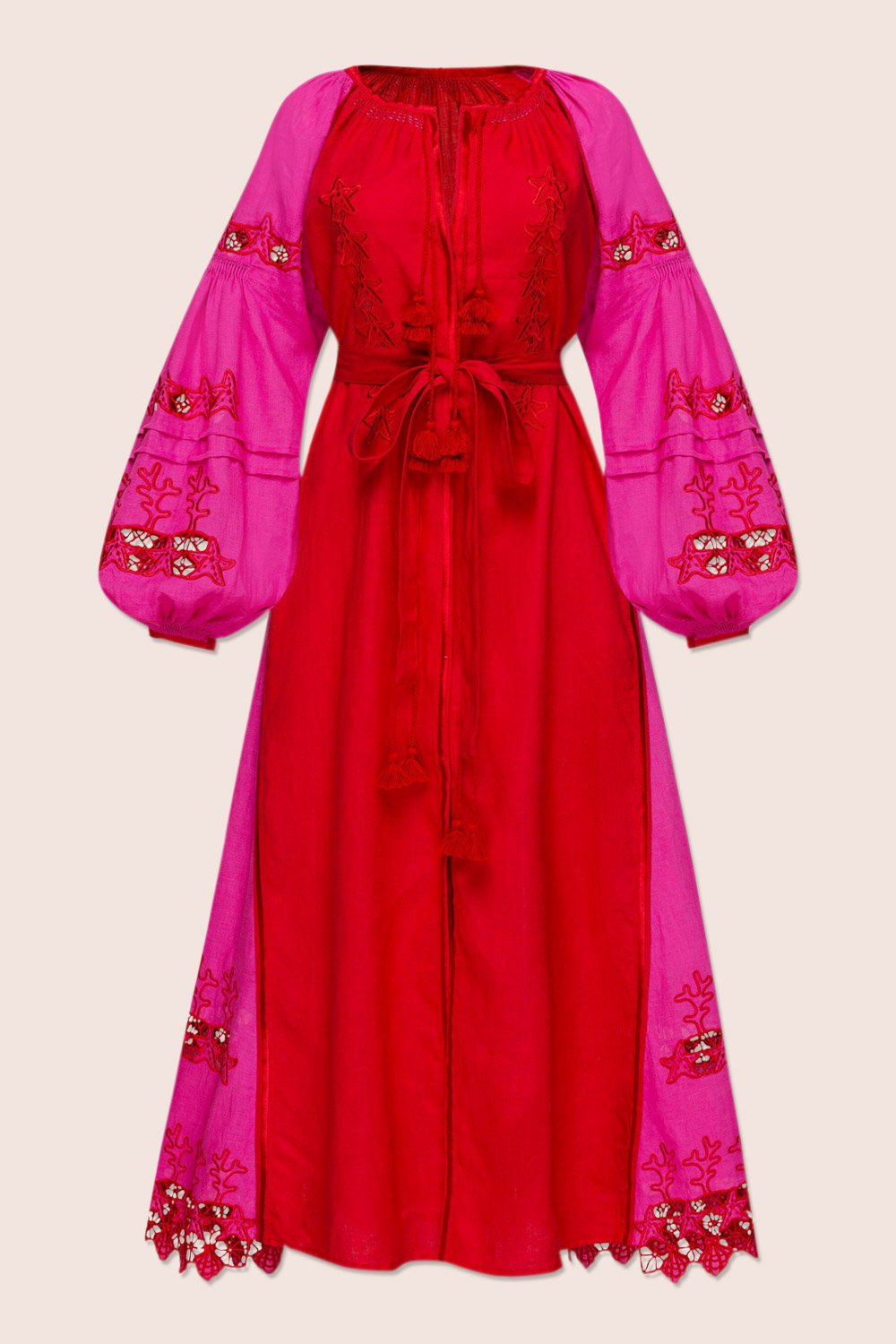 Cabo Maxi Dress in Red