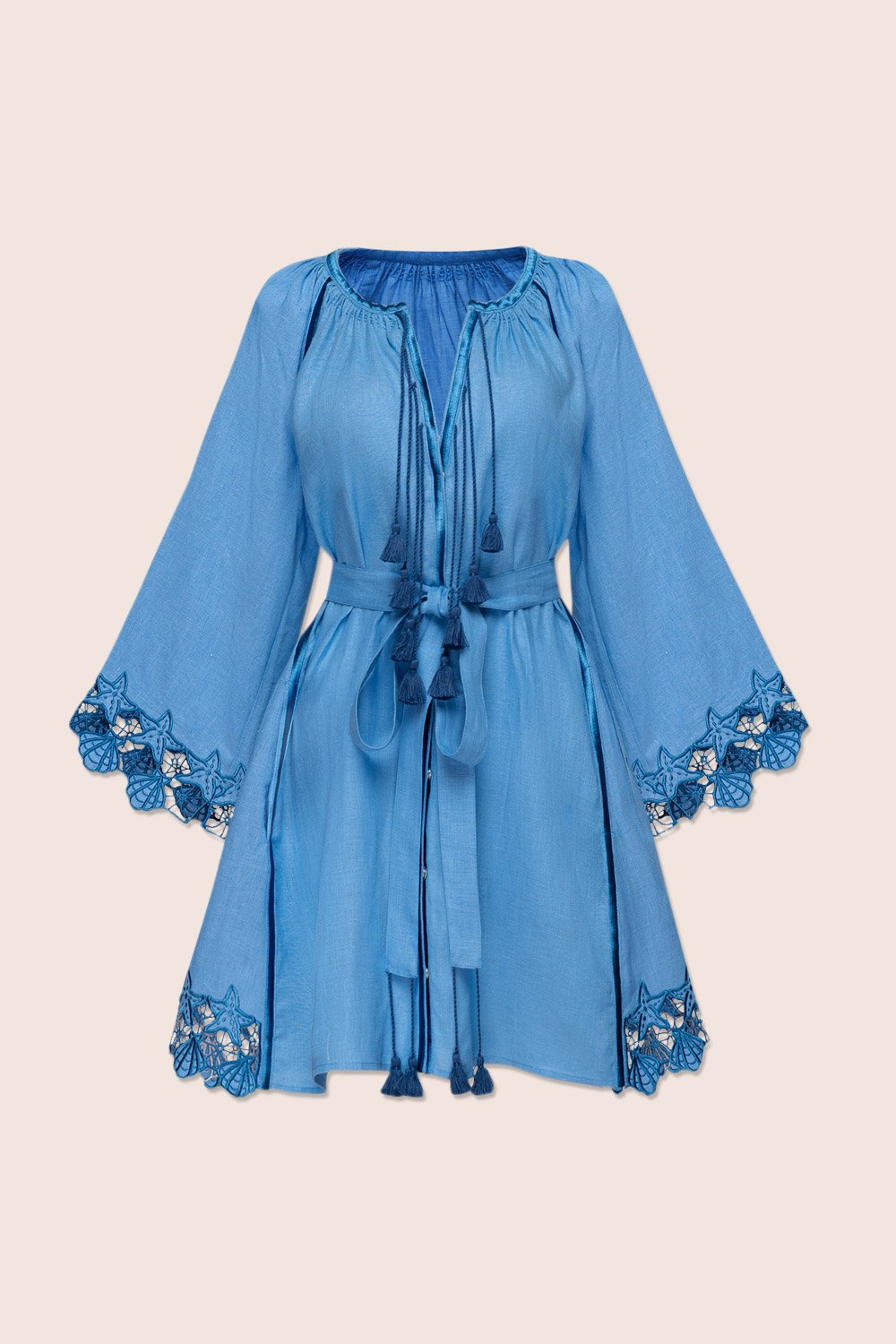 Cabo Mini Dress in Blue