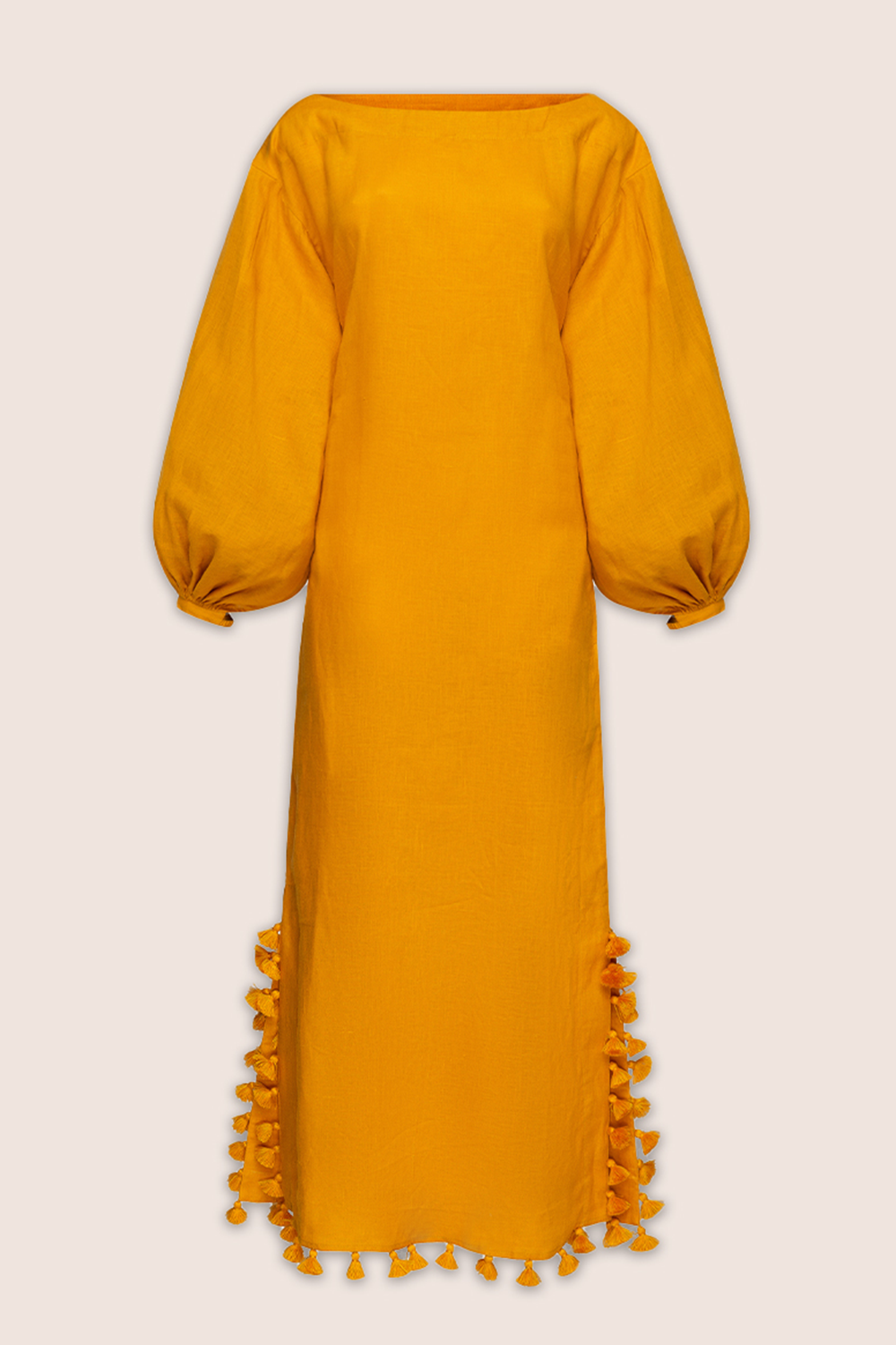 Carla Maxi Dress in Yellow