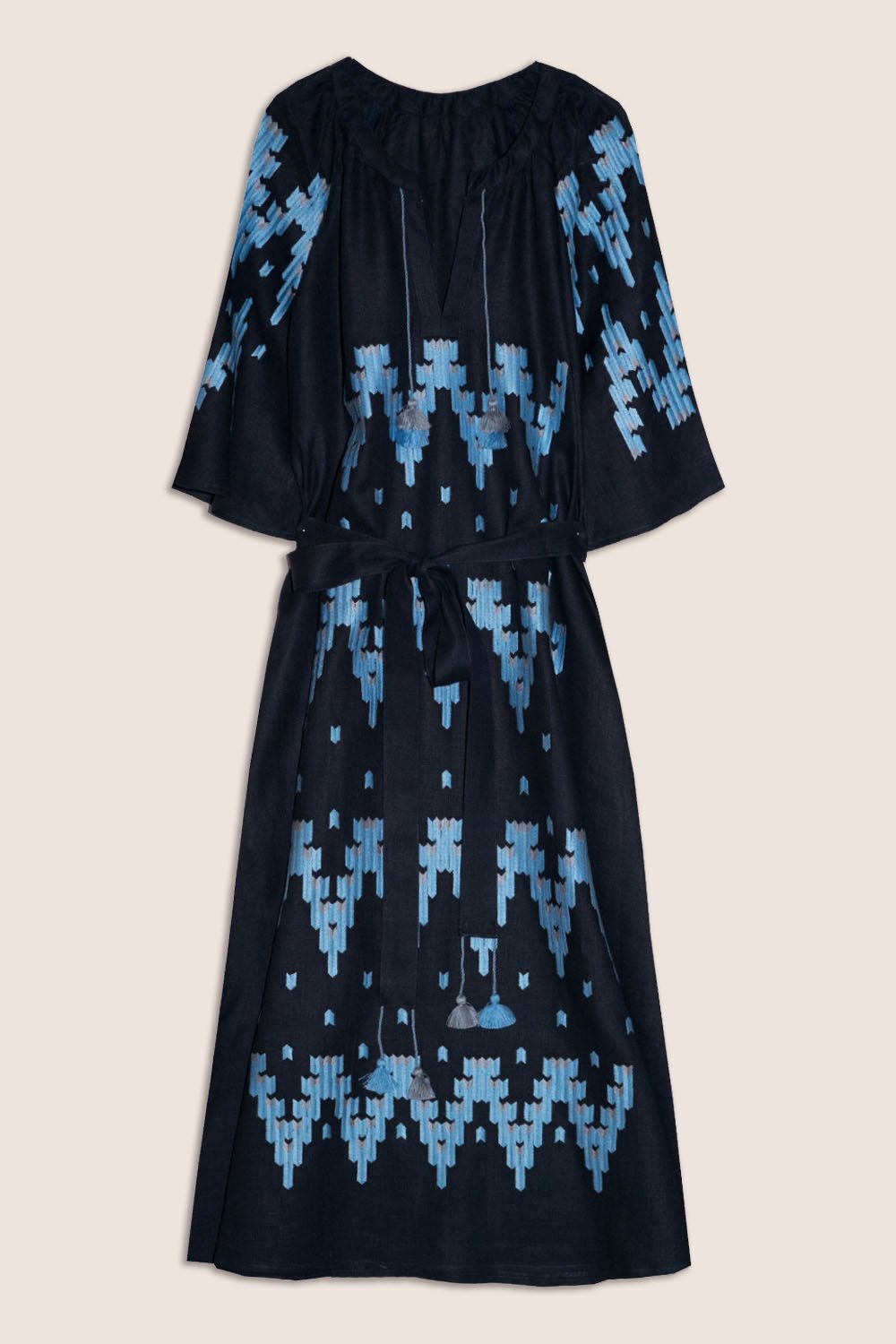 Naomi Maxi Dress in Navy