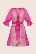 Keiko Mini Dress in Pink