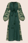 Laila Maxi Dress in Green