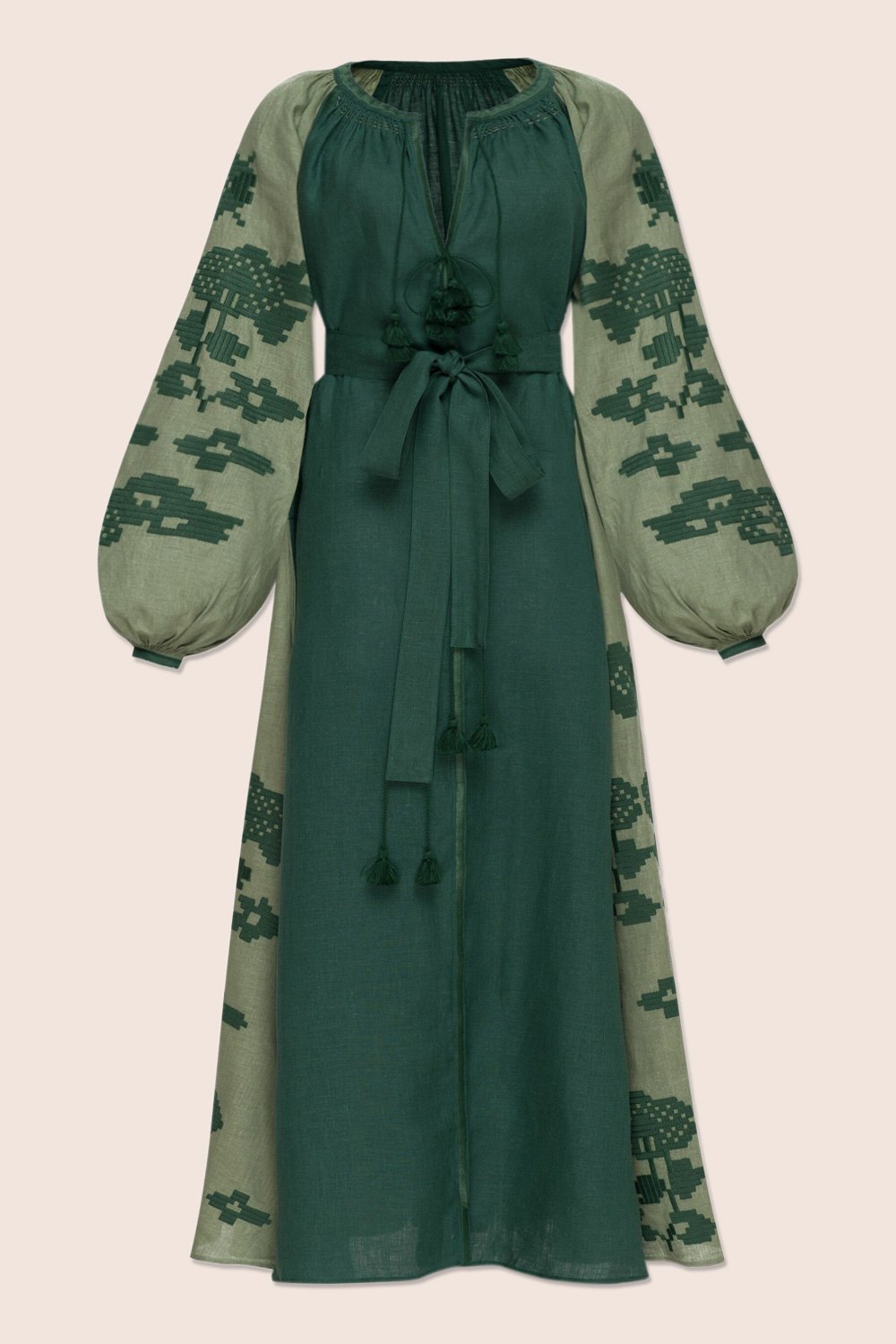 Laila Maxi Dress in Green