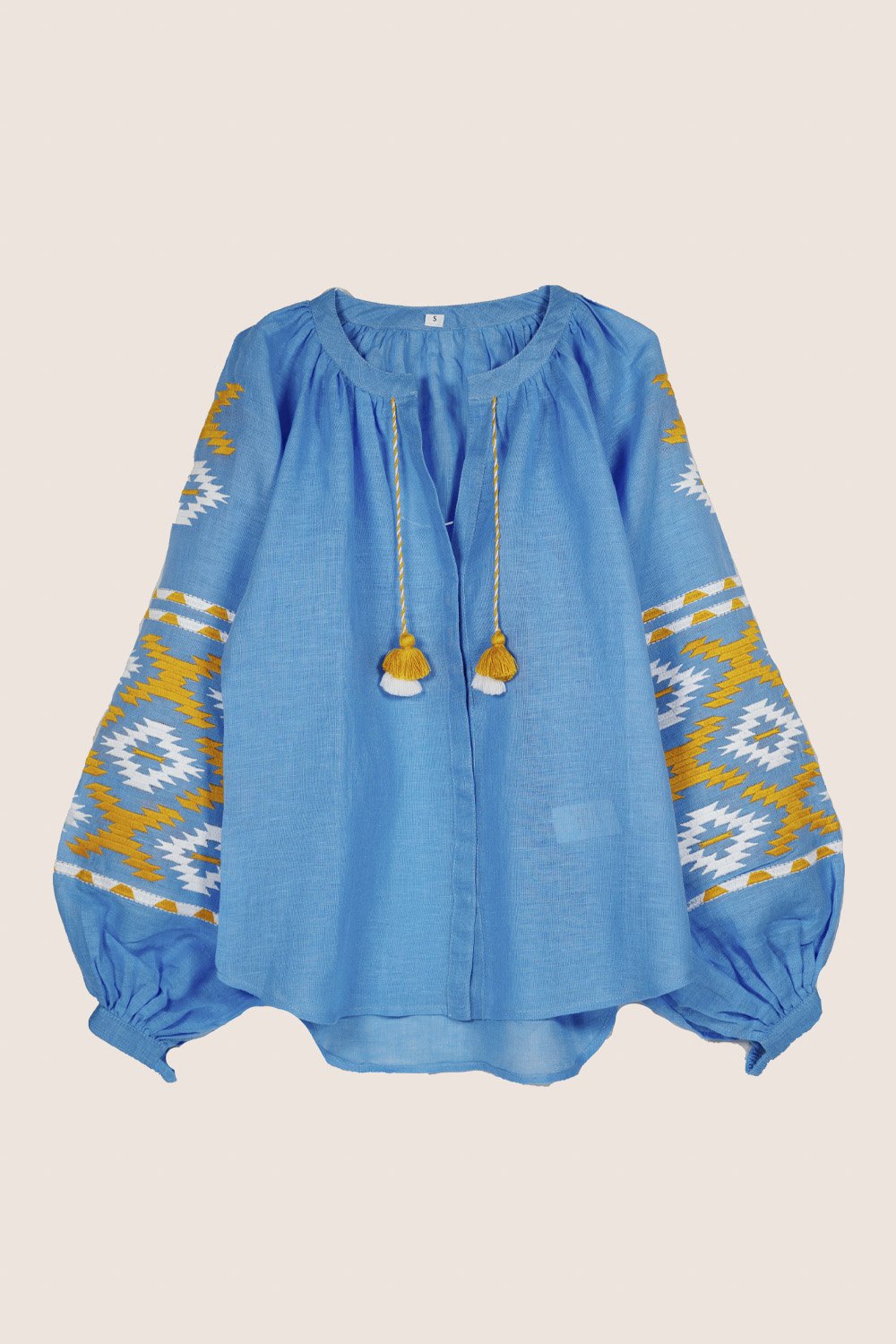 Istanbul Blouse in Cerulean