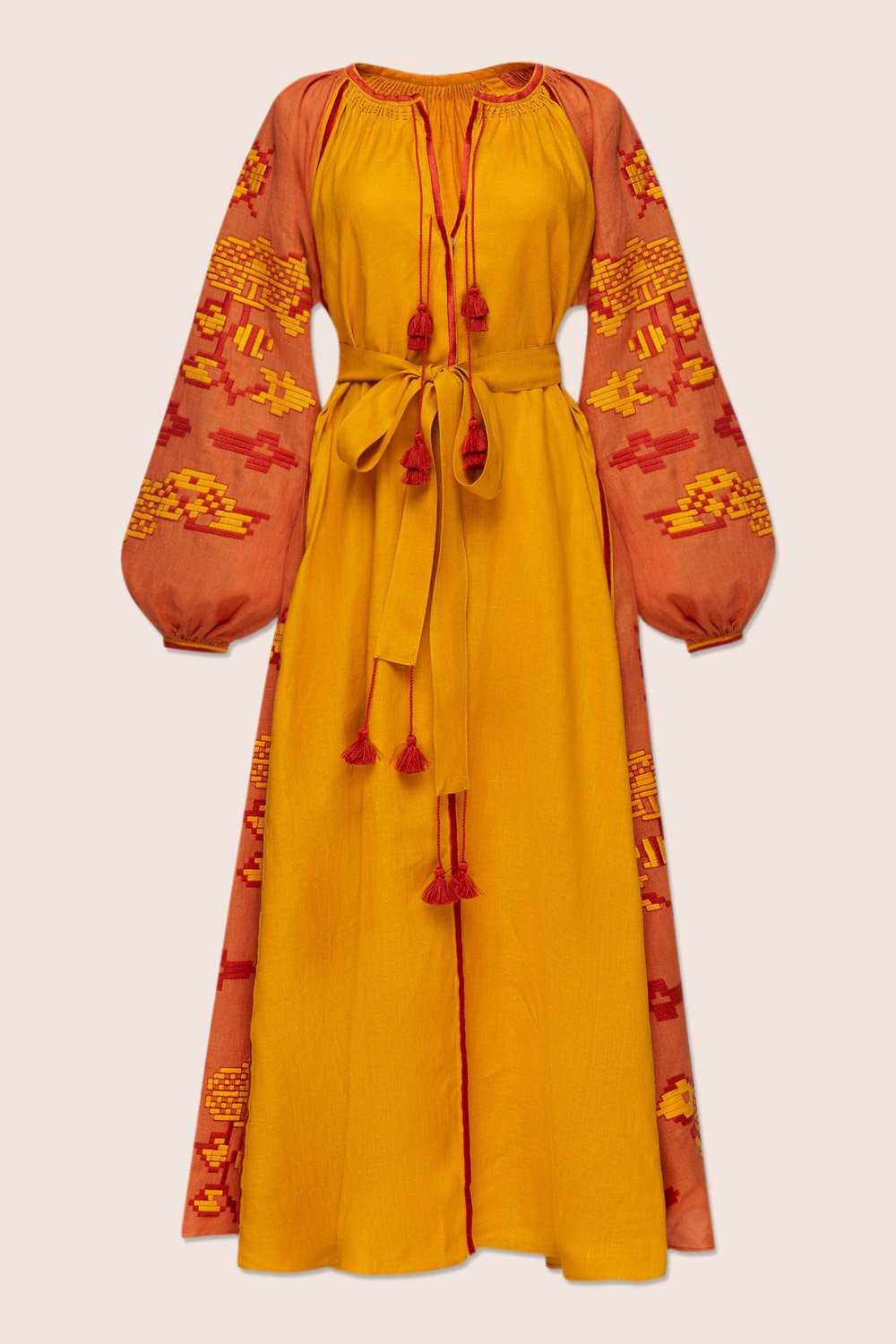 Laila Maxi Dress in Yellow