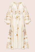 Laila Maxi Dress in Creme