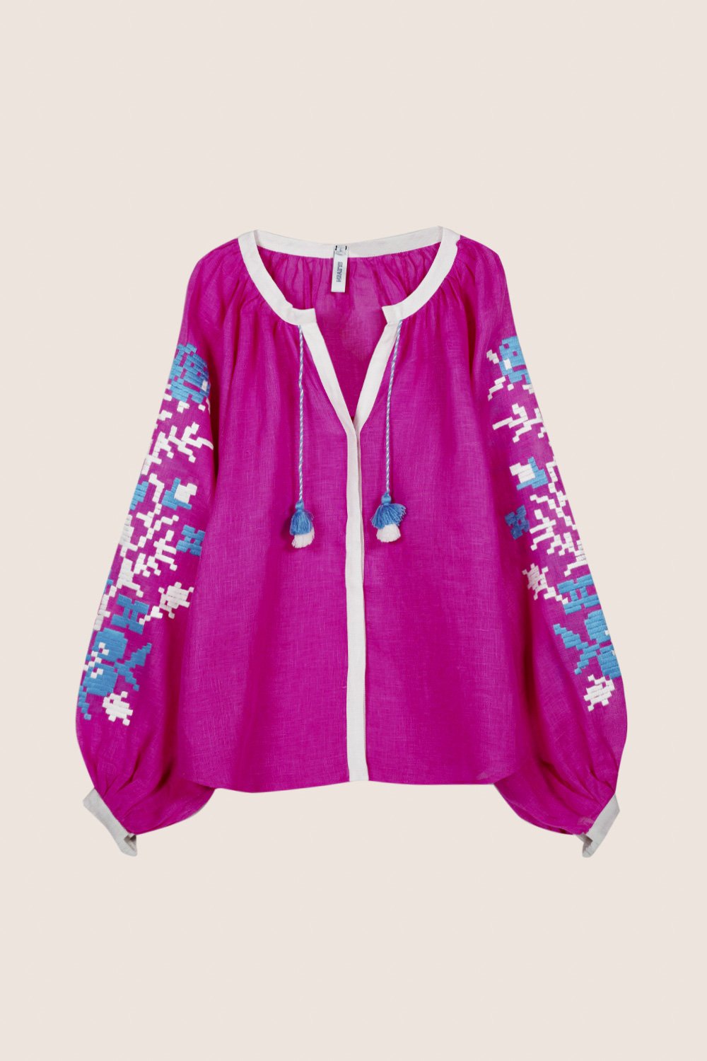 Adele Blouse in Fuchsia