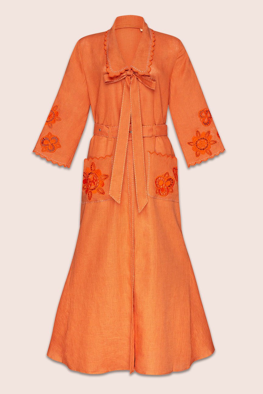 Rita Maxi Dress in Orange