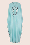 Amal Maxi Caftan in Sky Blue