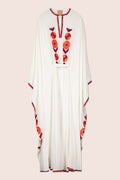 Amal Maxi Caftan in White