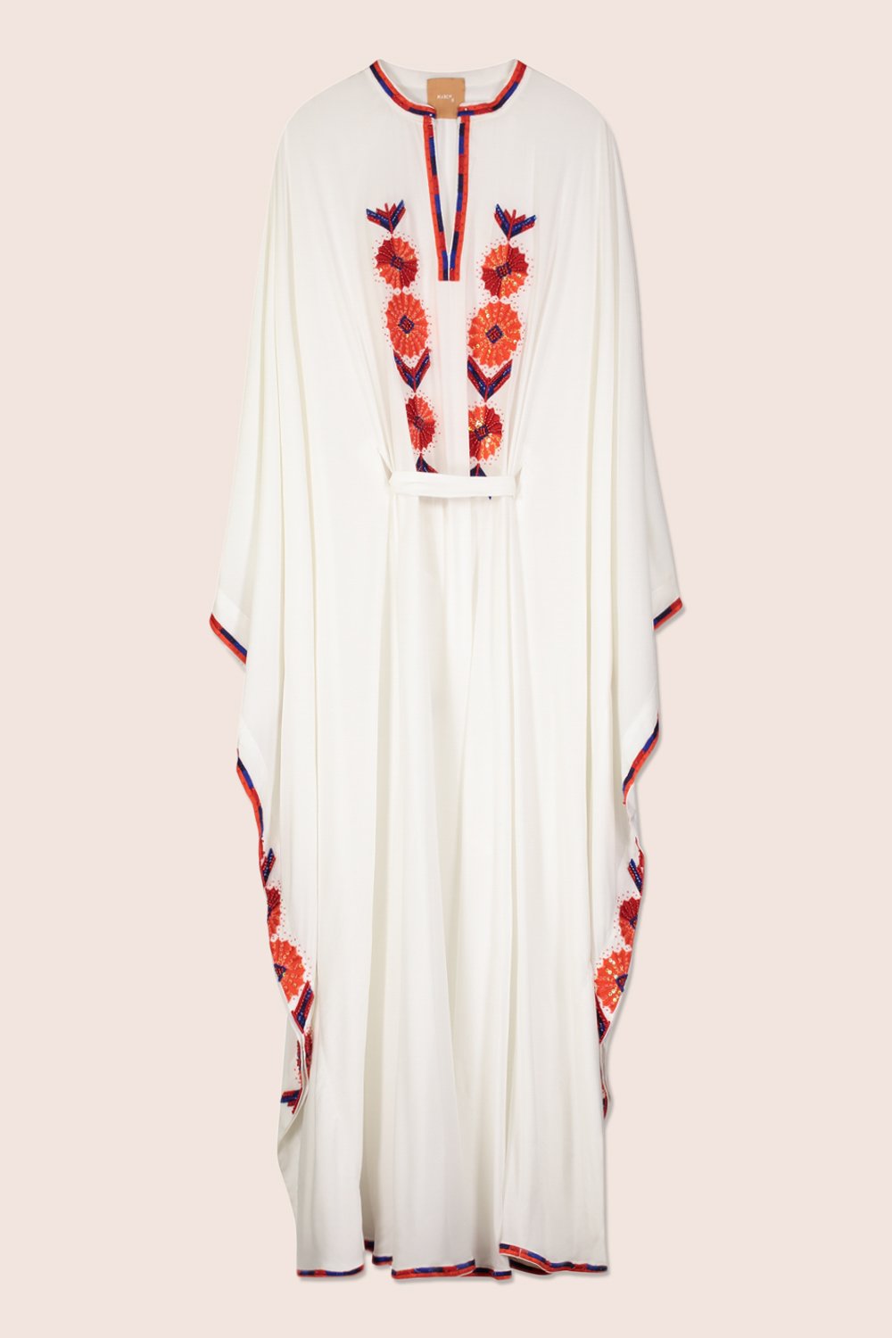 Amal Maxi Caftan in White