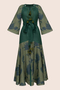 Alex+Gabrielle Midi Dress in Green