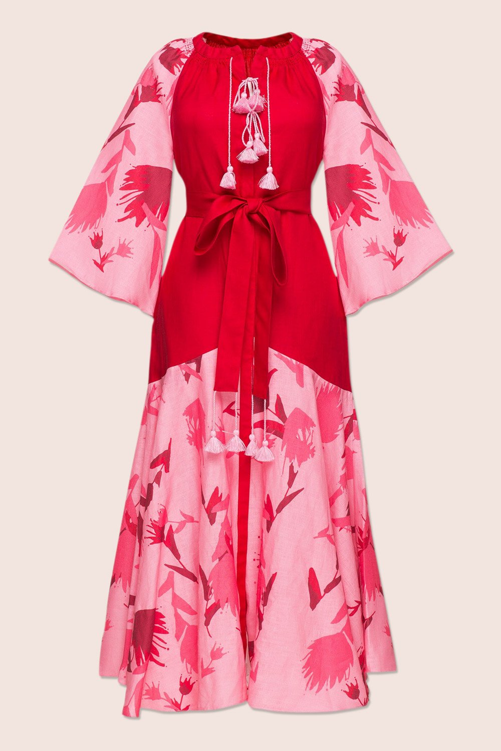 Alex+Gabrielle Midi Dress in Pink