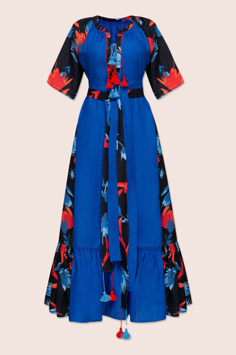 Alex+Keiko Midi Dress in Blue