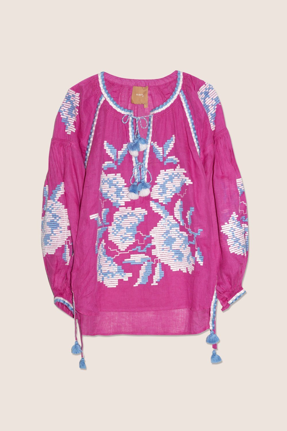 Rose Power Blouse in Fuchsia