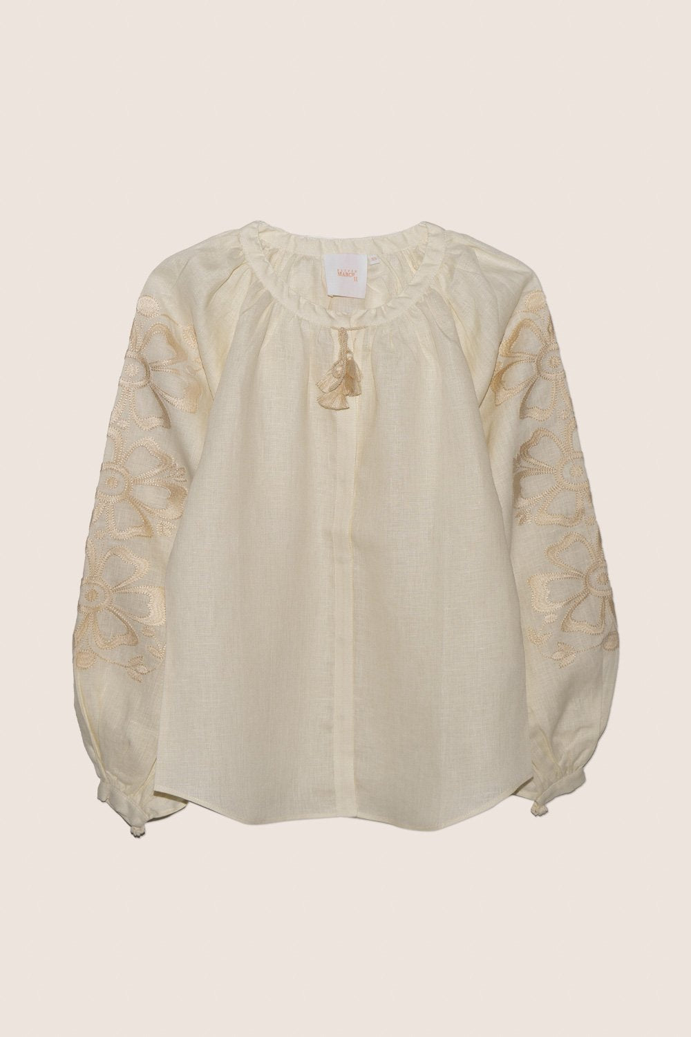 Henry Blouse in Creme
