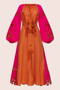 Cabo Maxi Dress in Orange