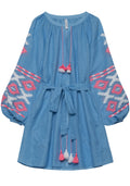 Istanbul linen mini dress