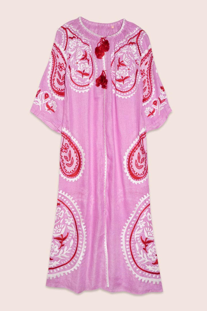 Ece Midi Dress in Pink