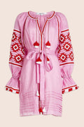 Geometry Mini Dress in Pink