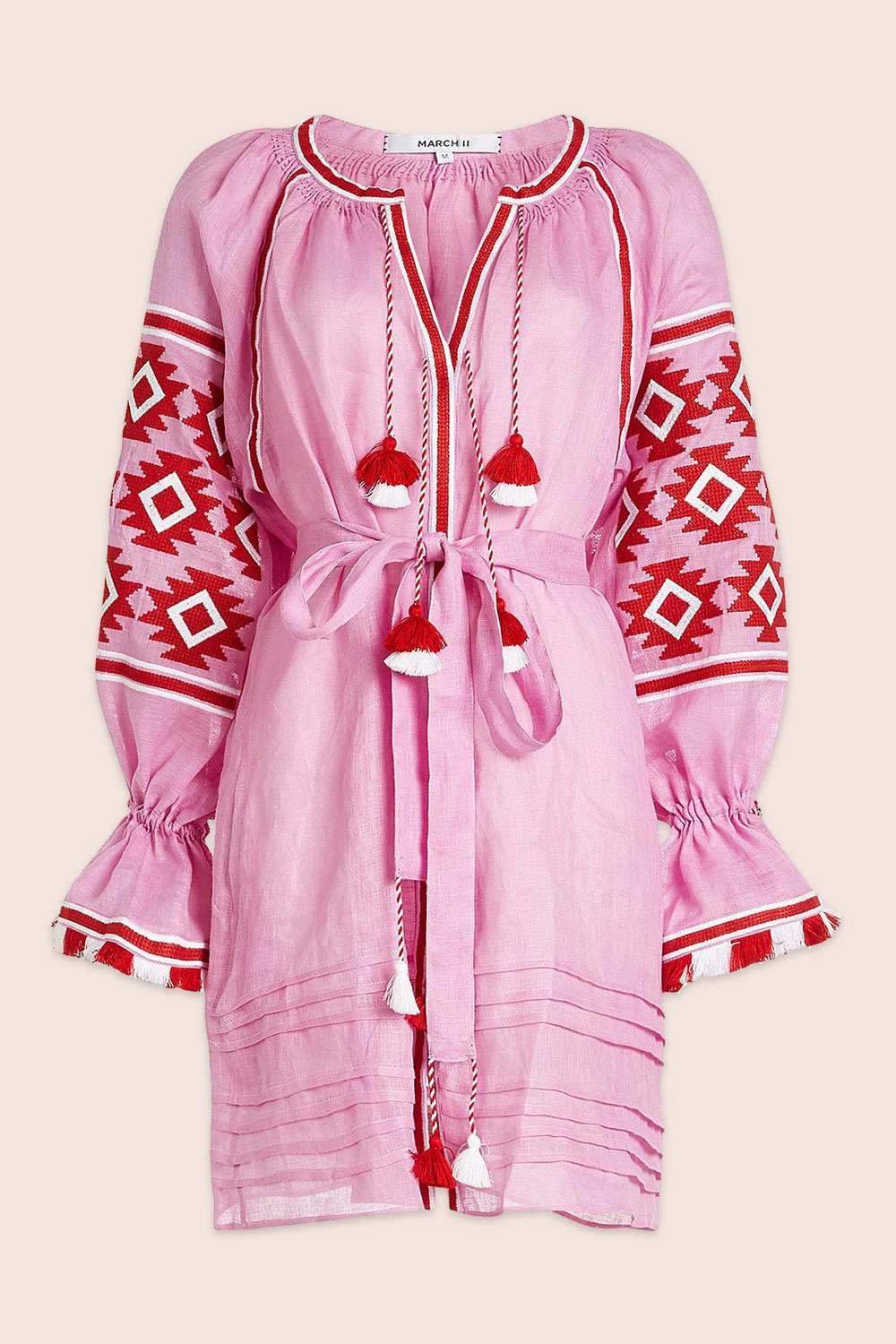 Geometry Mini Dress in Pink