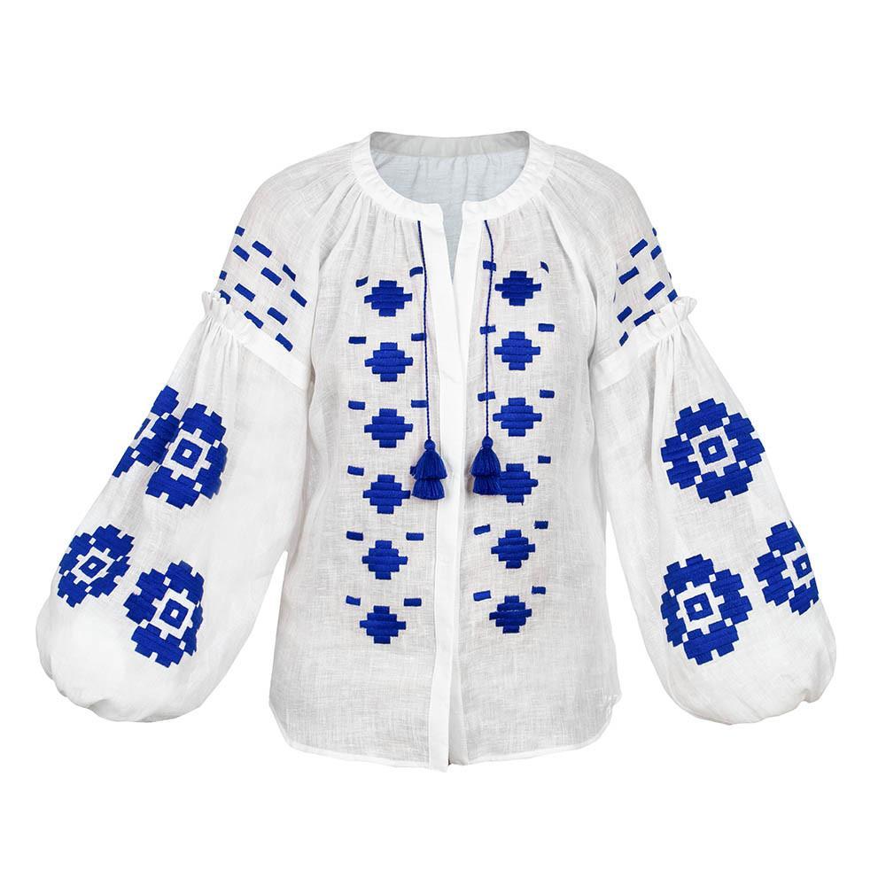 Elle linen blouse