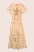 Island Star Maxi Dress in Creme