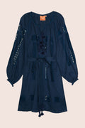 Island Star Mini Dress in Navy