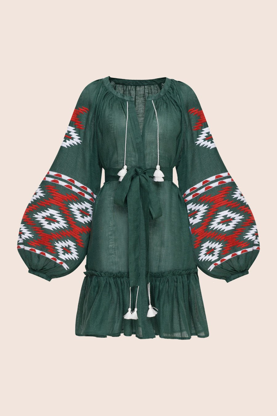 Istanbul Mini Dress in Green