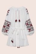 Istanbul Mini Dress in White