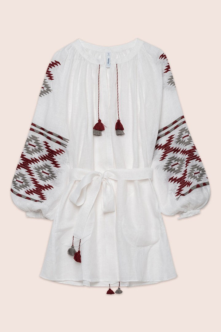 Istanbul Mini Dress in White