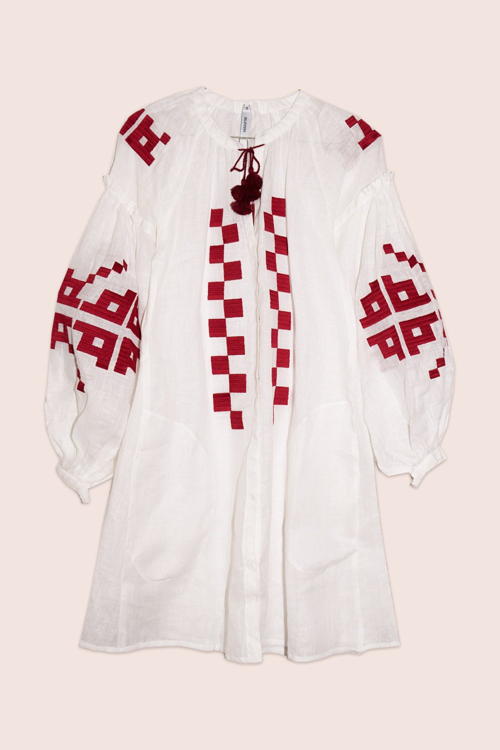 Kiev Mini Dress in White