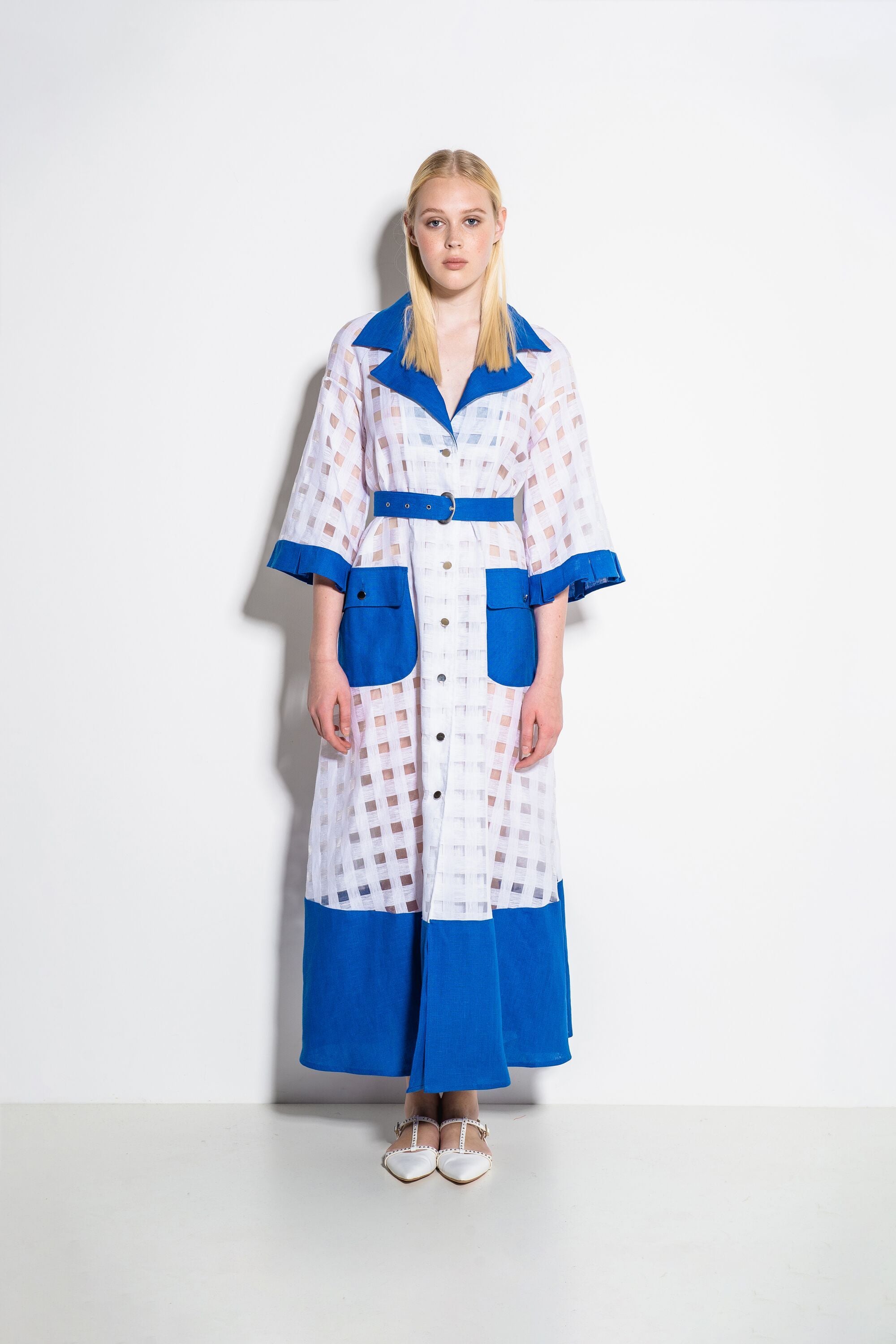 One Maxi Trench in White