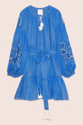 Polly Mini Dress in Blue