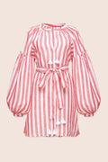 Striped Pink Mini Dress