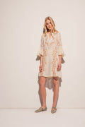 Annabelle Mini Dress in Creme