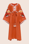Daniela Maxi Dress in Orange