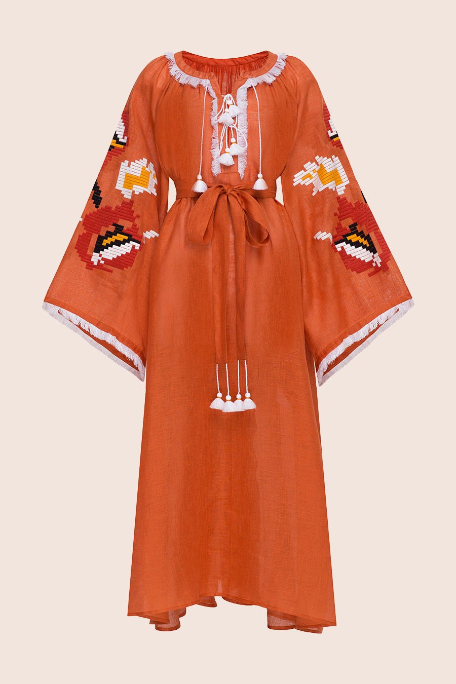 Daniela Maxi Dress in Orange