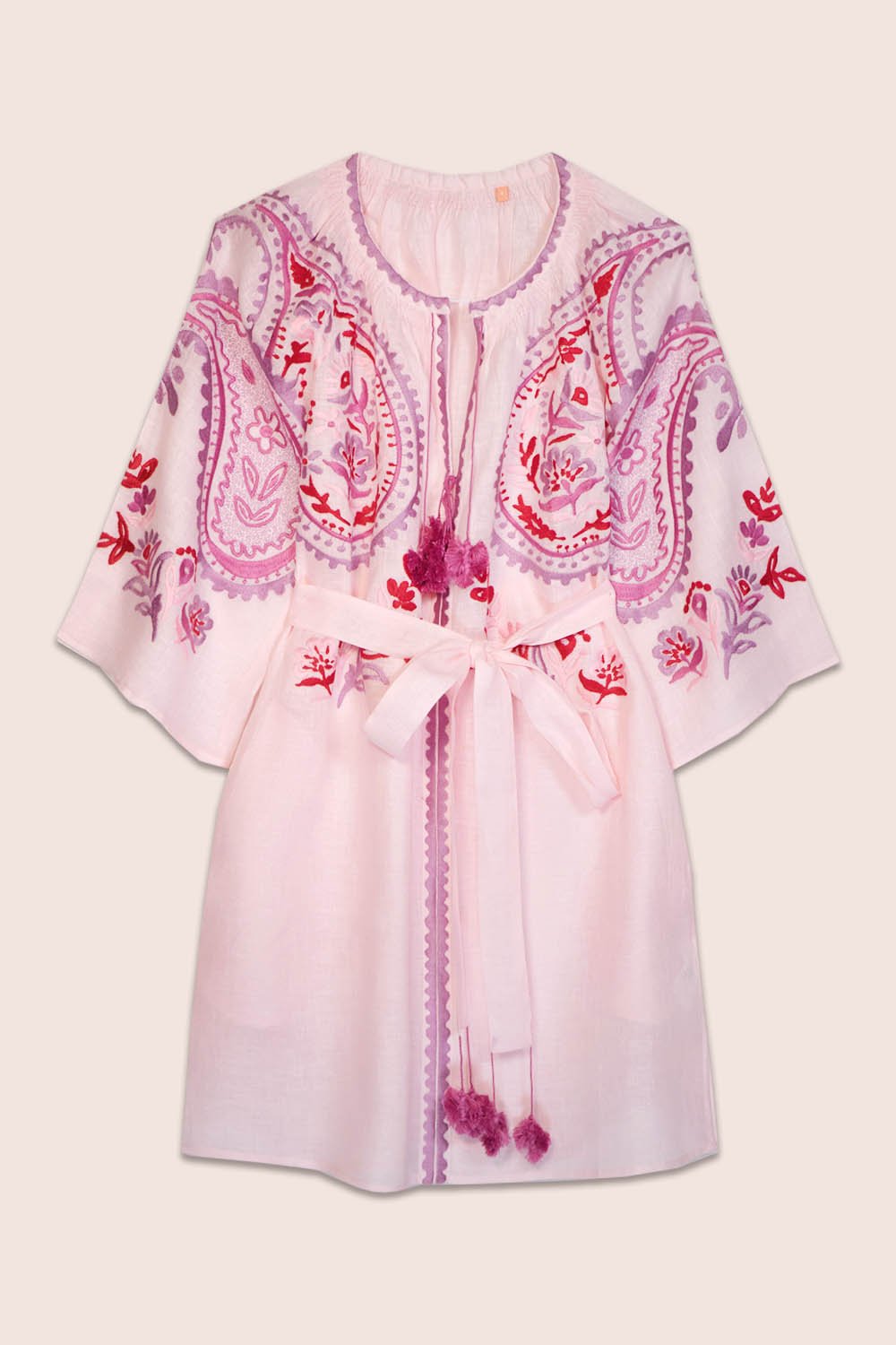 Ece Mini Dress in Powder Pink