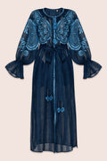 Ece Maxi Dress in Navy