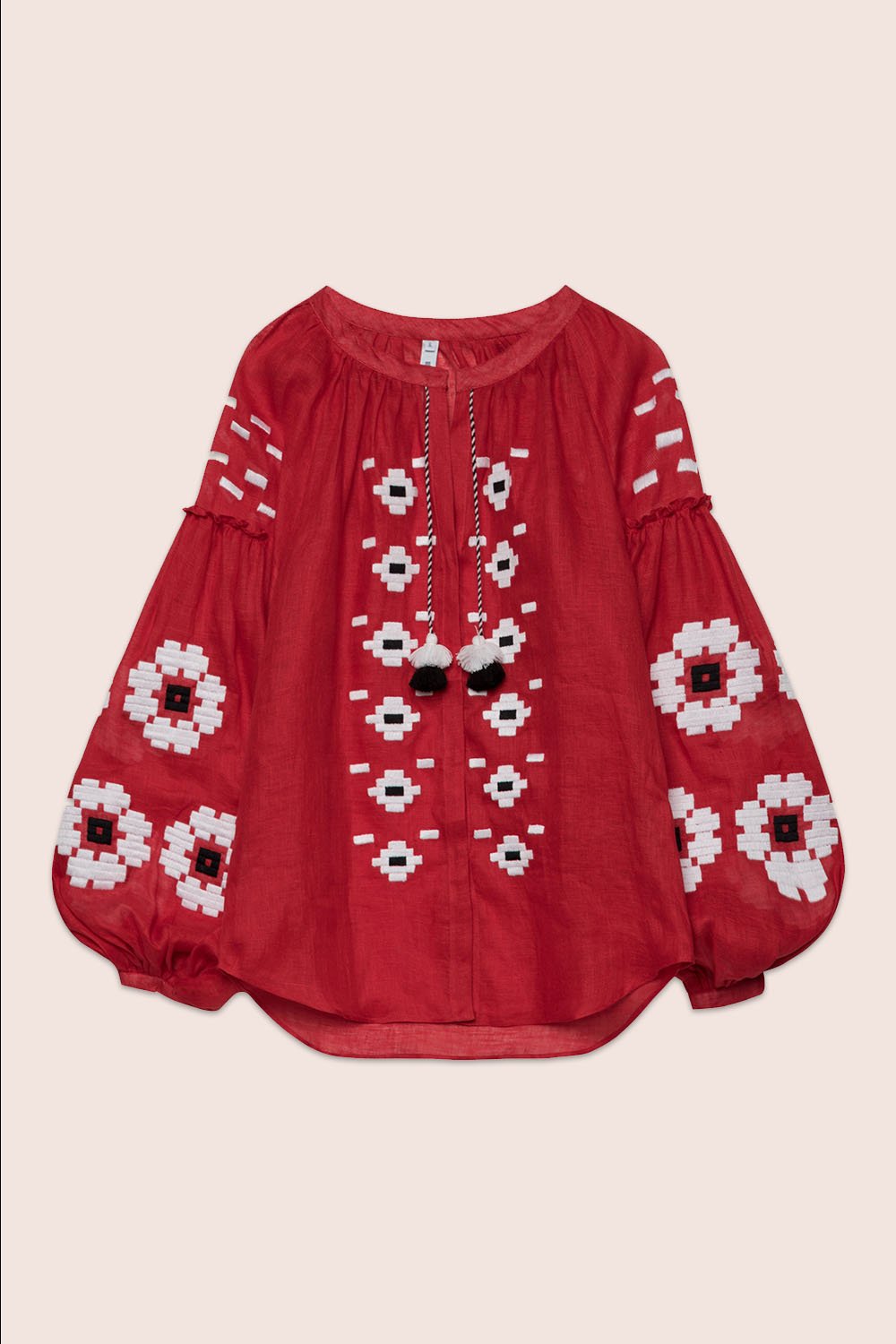 Elle Blouse in Red