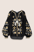 Flora Blouse in Black