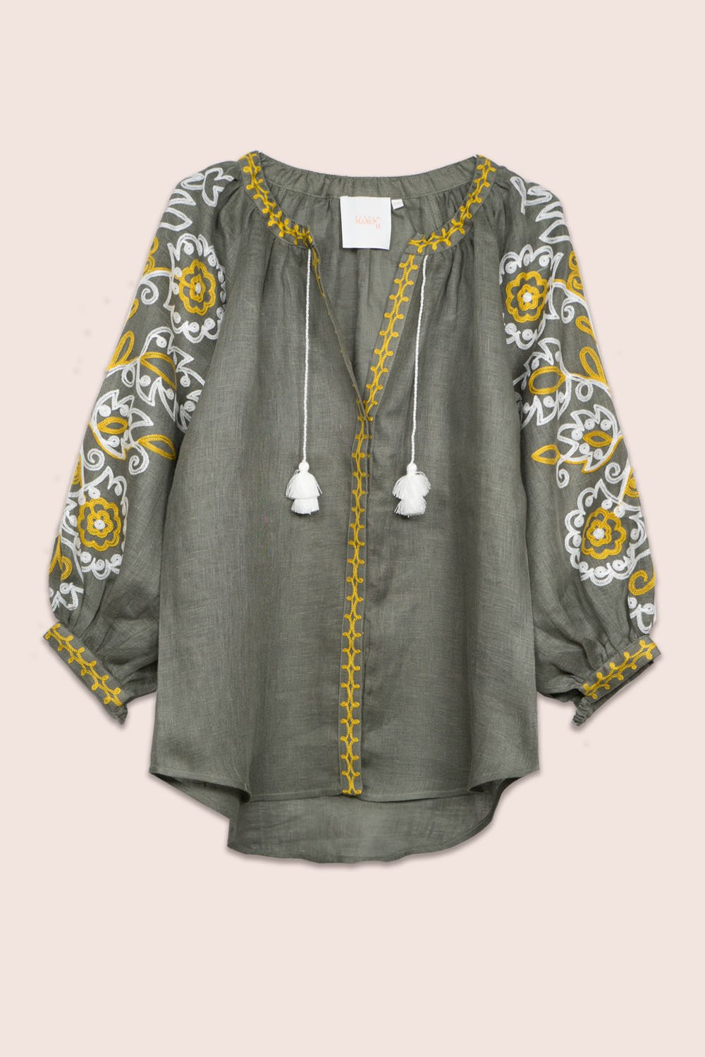 Gardenia Blouse in Khaki