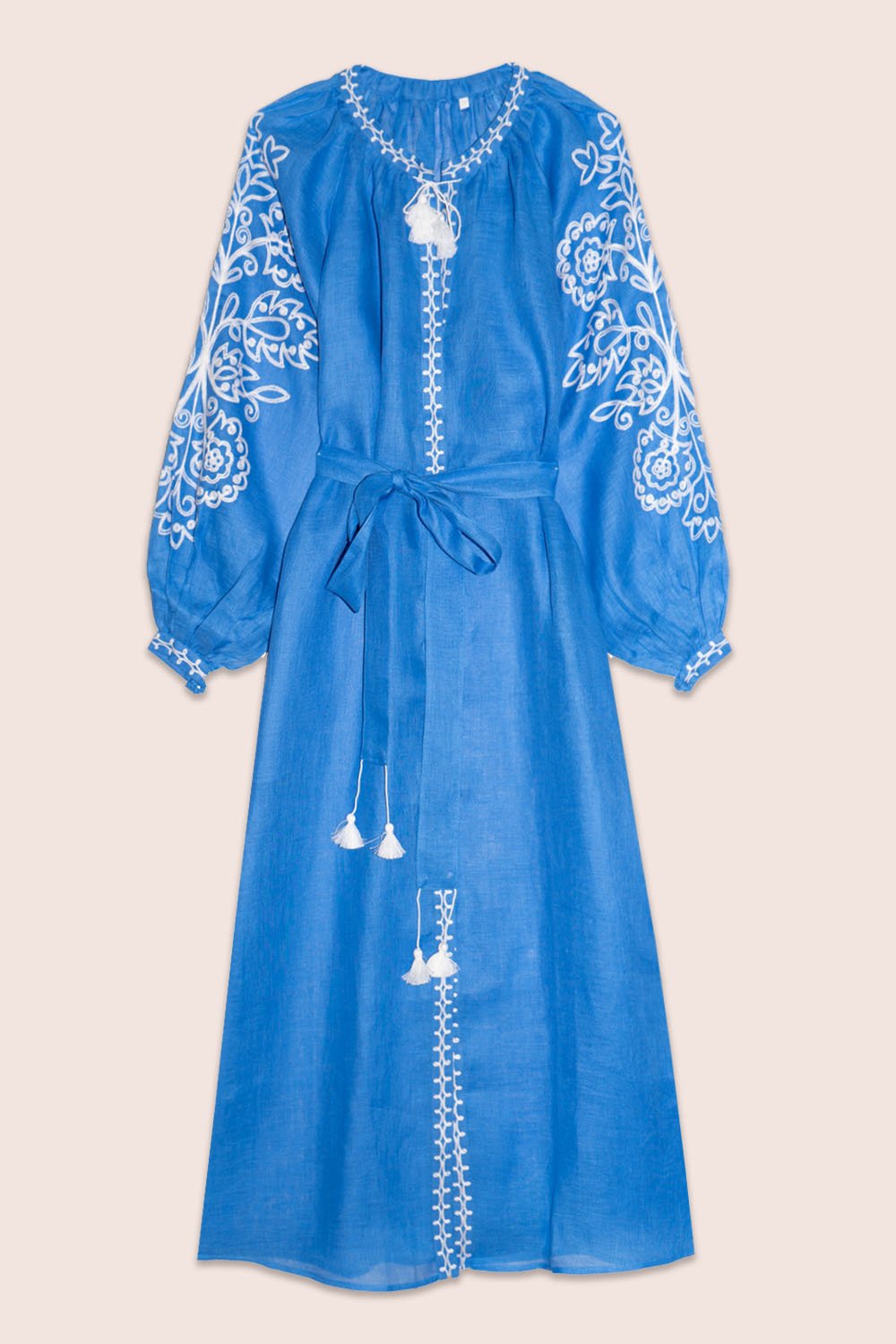 Gardenia Maxi Dress in Blue