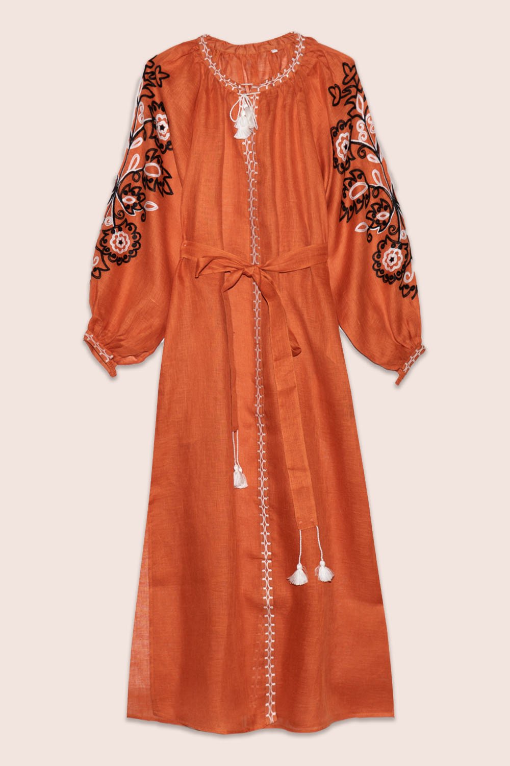 Gardenia Maxi Dress in Orange