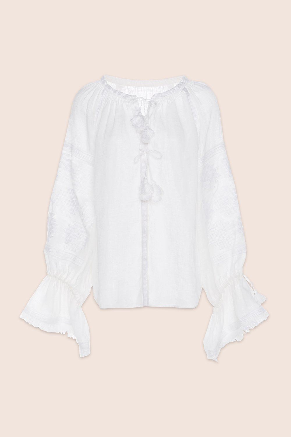 Geometry Blouse in White