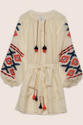 Istanbul Mini Dress in Creme