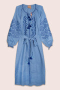 Kim Classic Maxi Dress in Blue