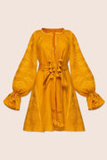 Laila Mini Dress in Yellow