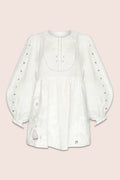 Shaima Mini Dress in Creme